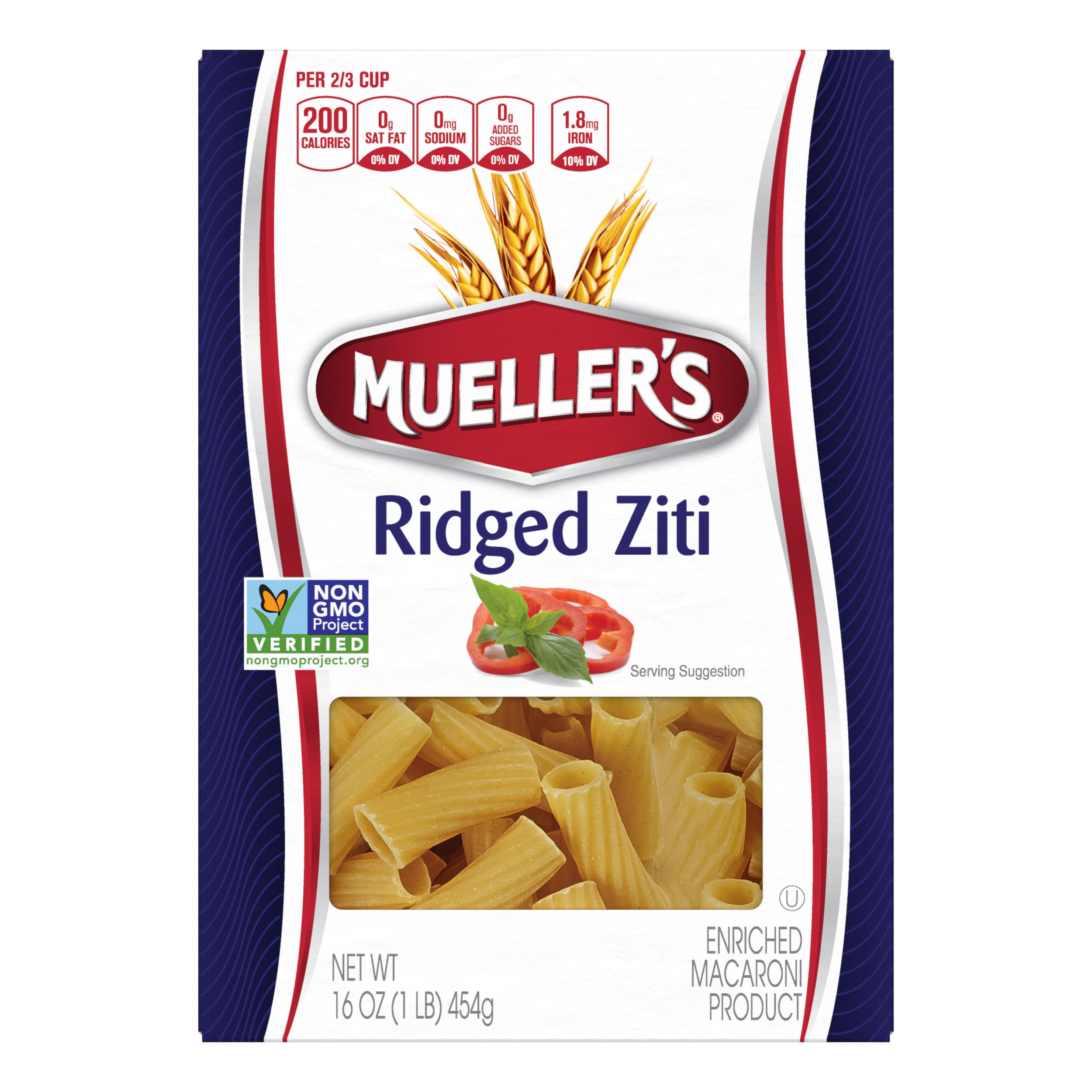Ridged Ziti Pasta