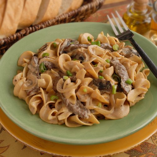Beef Stroganoff and Noodles-image