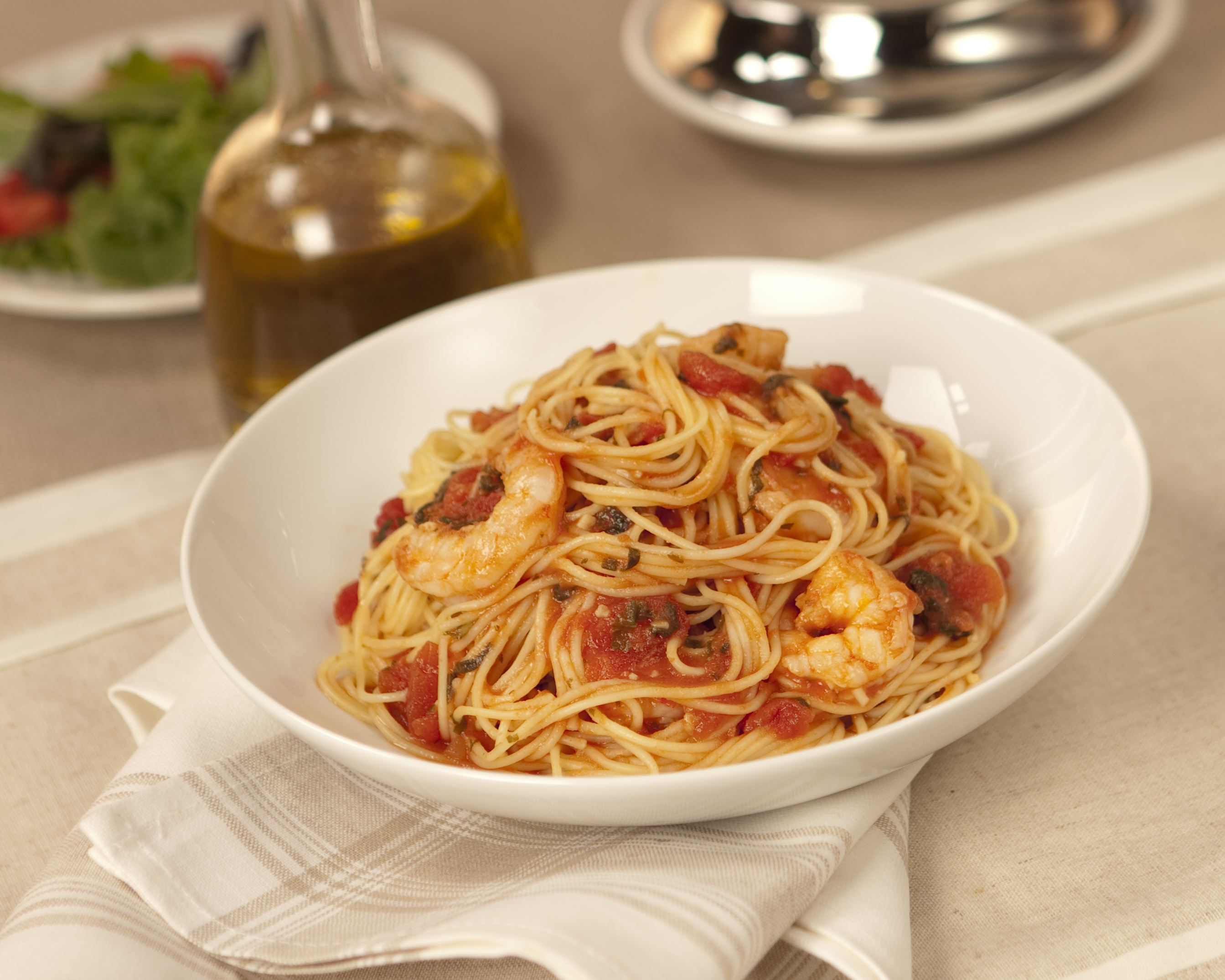 Angel Hair with Shrimp and Fresh Basil - Mueller's Recipes ...