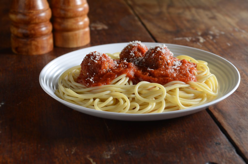 Mueller's Pasta Easy Weeknight Spaghetti and Meatballs