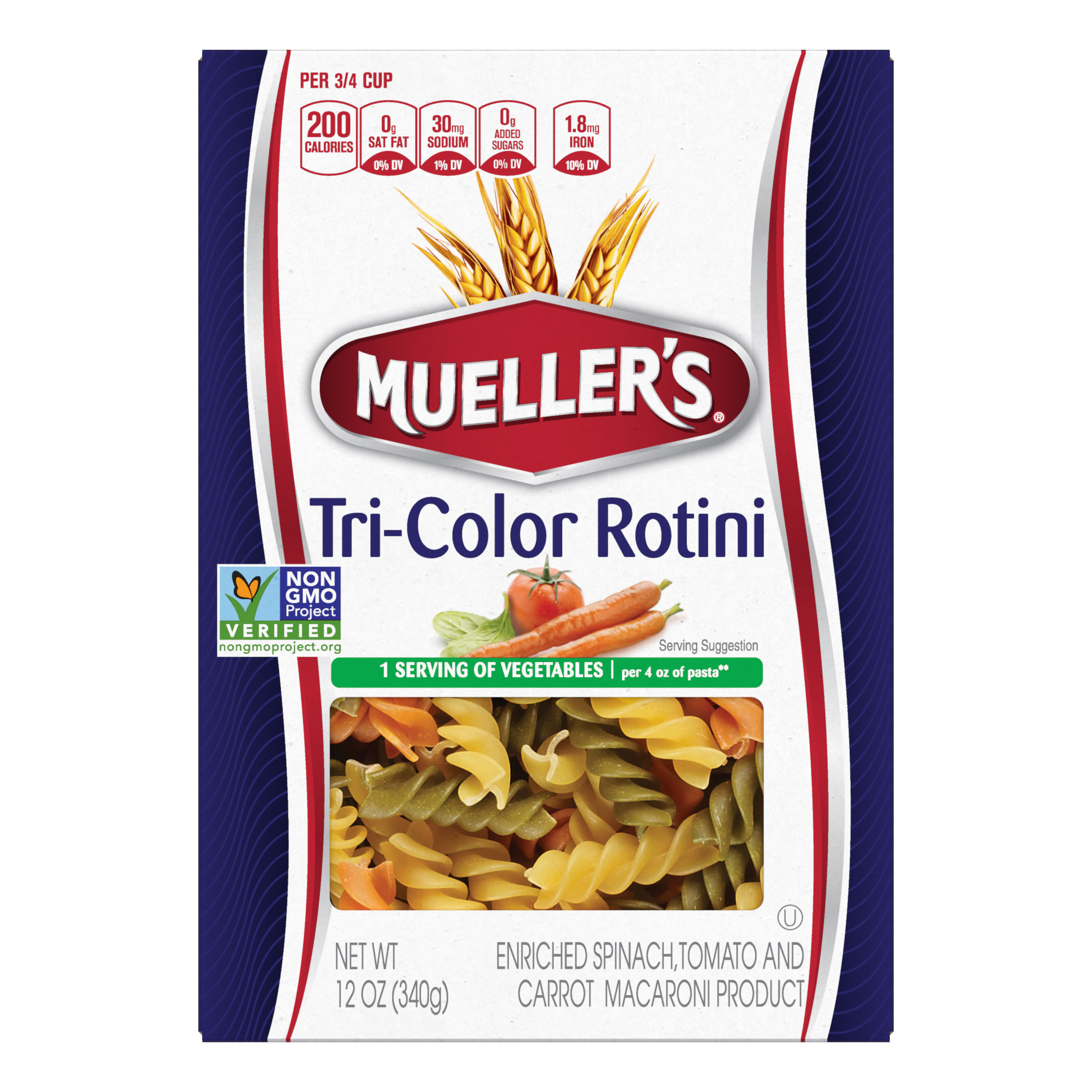 Tri Color Rotini