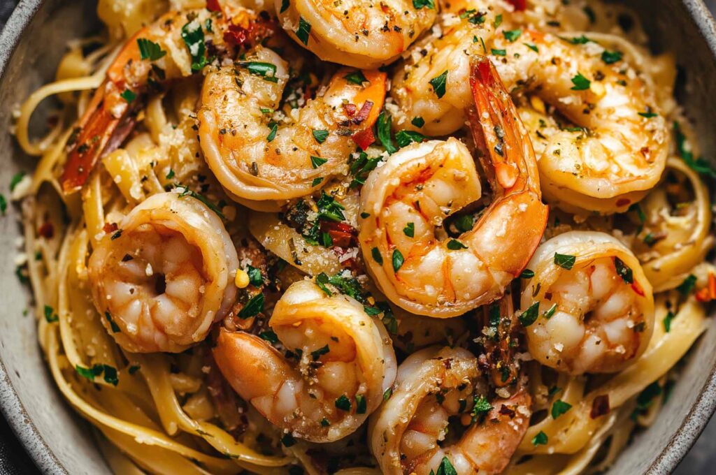 Spicy Shrimp Scampi
