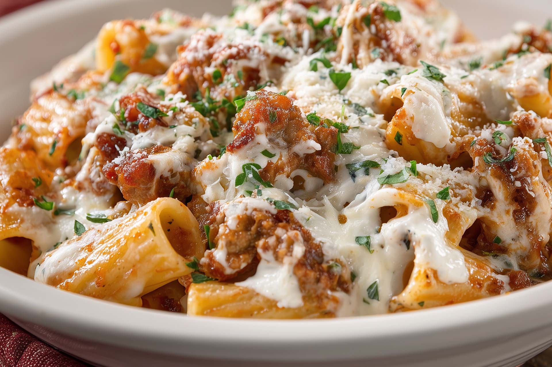 Baked Rigatoni and Sausage