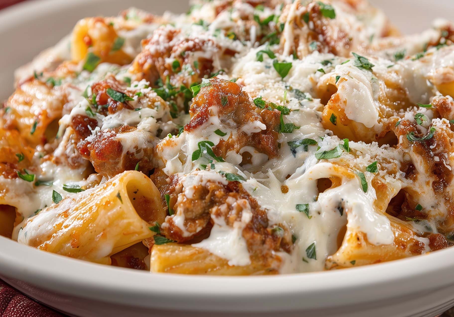 Baked Rigatoni and Sausage