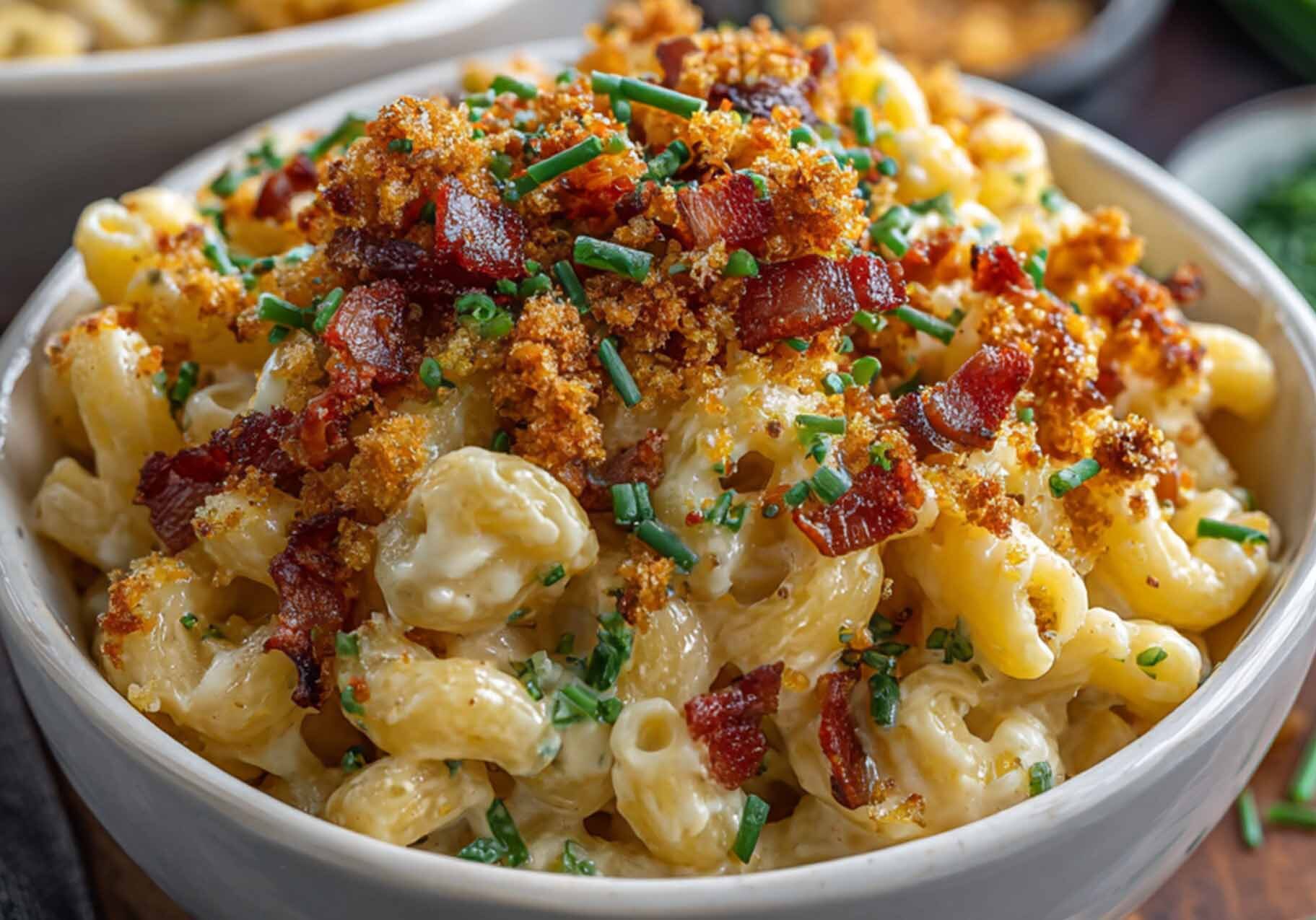 Double Smoked Bacon Gouda Mac and Cheese